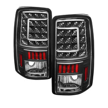 Carica l&#39;immagine nel visualizzatore di Gallery, Xtune GMC Yukon Denali/Denali Xl 01-06 Version 2 C Shape LED Tail Lights Black ALT-ON-CD00-G2-LED-BK