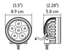 Charger l&#39;image dans la galerie, Hella Value Fit 90mm 6 LED Light - PED Off Road Spot Light