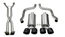 Corsa 09-13 Chevy Corvette 6.2L V8 2.5in Sport Cat-Back Dual Rear Exit w/Twin 4.0in Pol Pro-Ser Tips