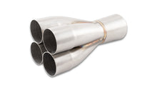 गैलरी व्यूवर में इमेज लोड करें, Vibrant 4-1 SS Merge Collector (2.375in Inlet ID 3.00in Merge OD 3.50in Outlet OD) Single Unit