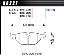 गैलरी व्यूवर में इमेज लोड करें, Hawk 95-99 BMW M3 E36 HPS Street Rear Brake Pads