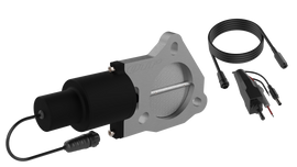 QTP 3in Bolt-On QTEC Electric Cutout Valve - Single