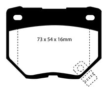 Carica l&#39;immagine nel visualizzatore di Gallery, EBC 89-95 Nissan Skyline (R32) 2.6 Twin Turbo GT-R Bluestuff Rear Brake Pads