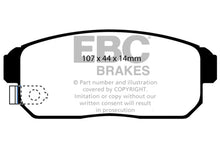 Cargar imagen en el visor de la galería, EBC 02-03 Infiniti G20 2.0 Yellowstuff Rear Brake Pads