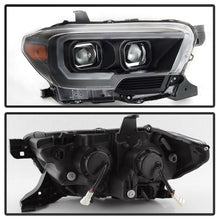 Carica l&#39;immagine nel visualizzatore di Gallery, xTune 16-18 Toyota Tacoma SR/SR5 DRL Proj Headlights w/Turn Signal - Blk (PRO-JH-TTA16-SR-BK)