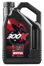 Load image into Gallery viewer, Motul 300V Factory Line Road Racing 5W40 4L image 1