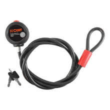 Carica l&#39;immagine nel visualizzatore di Gallery, Curt Multi-Use Cable Lock (6ft x 3/8in Cable Vinyl-Coated Braided Steel)
