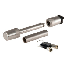 Load image into Gallery viewer, Curt 1/2in Hitch Lock w/5/8in Adapter (1-1/4in or 2in Receiver Barbell Stainless)