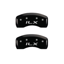 गैलरी व्यूवर में इमेज लोड करें, MGP 4 Caliper Covers Engraved Front Acura Rear ILX Black Finish Silver Char 2017 Acura ILX