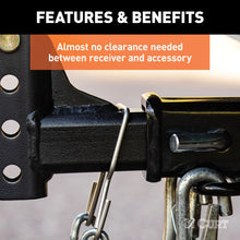 Carica l&#39;immagine nel visualizzatore di Gallery, Curt Trailer Safety Chain Holder Bracket (2&quot; Shank)