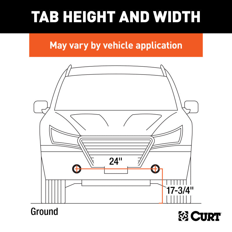 Curt Custom Tow Bar Base Plate for 97-06 Jeep Wrangler TJ