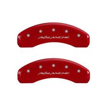 Carica l&#39;immagine nel visualizzatore di Gallery, MGP 4 Caliper Covers Engraved Front &amp; Rear Avalanche Yellow finish black ch