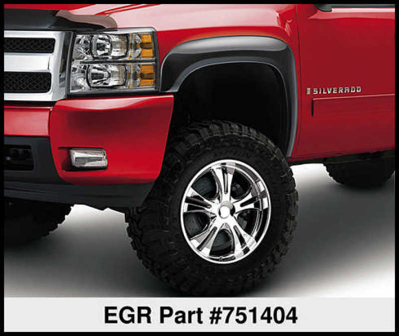 EGR 07-13 Chev Silverado 5.8ft Bed Rugged Look Fender Flares - Set