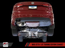 Charger l&#39;image dans la galerie, AWE Tuning Mk6 GLI 2.0T - Mk6 Jetta 1.8T Touring Edition Exhaust - Diamond Black Tips
