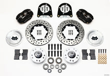 गैलरी व्यूवर में इमेज लोड करें, Wilwood Forged Dynalite Front Kit 11.00in Drilled 37-48 Ford Psgr. Car Spindle