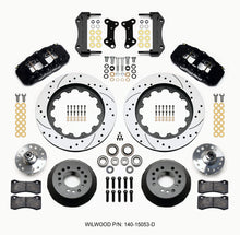 गैलरी व्यूवर में इमेज लोड करें, Wilwood AERO6 Front Hub Kit 15.00 Drilled 67-69 Camaro 64-72 Nova Chevelle
