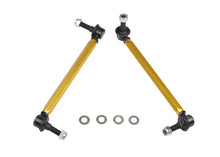 गैलरी व्यूवर में इमेज लोड करें, Whiteline 05+ Mustang Coupe 8cyl (Inc Shelby GT/ GT500) Front Swaybar Link Kit H/Duty Adj Steel Ball