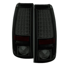 Laden Sie das Bild in den Galerie-Viewer, Spyder Chevy Silverado 1500 03-06 (Not Fit Stepside)LED Tail Lights Blk Smke ALT-YD-CS03-LED-BSM