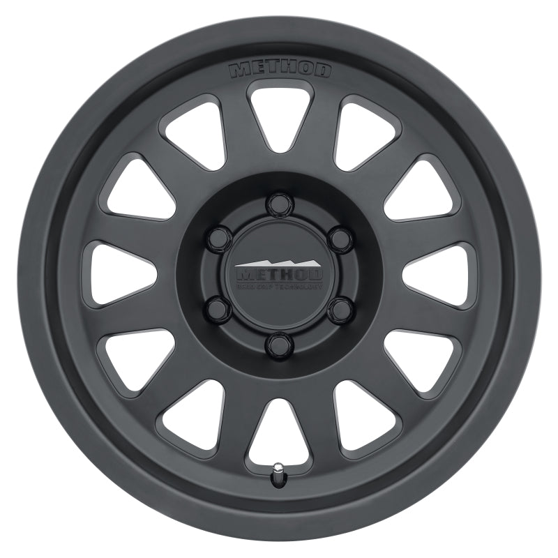 Method MR704 17x8.5 0mm Offset 6x120 67mm CB Matte Black Wheel