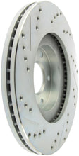 Laden Sie das Bild in den Galerie-Viewer, StopTech Select Sport Select Sport Nissan Slotted and Drilled Left Front Rotor