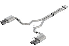 गैलरी व्यूवर में इमेज लोड करें, Borla 2018 Ford Mustang GT 5.0L AT/MT 3in Atak Catback Exhaust w/ Valves (Carbon Fiber Black Tip)
