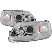 Cargar imagen en el visor de la galería, Spyder 97-03 Ford F-150 (After 6/1997) V2 Proj Headlights DRL LED - Chrm (PRO-YD-FF15097V2-LB-C)