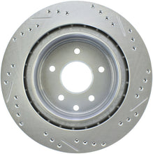 Carica l&#39;immagine nel visualizzatore di Gallery, StopTech Select Sport Nissan Slotted and Drilled Right Rear Rotor