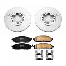 Laden Sie das Bild in den Galerie-Viewer, Power Stop 03-04 Nissan Frontier Front Z17 Evolution Geomet Coated Brake Kit