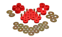 Laden Sie das Bild in den Galerie-Viewer, Energy Suspension Body Mount Bushing Sets - Red