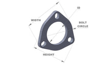 Cargar imagen en el visor de la galería, Vibrant 3-Bolt T304 SS Exhaust Flange (3in I.D.)