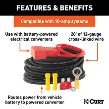 Carica l&#39;immagine nel visualizzatore di Gallery, Curt Powered Converter Wiring Kit (10 Amps)