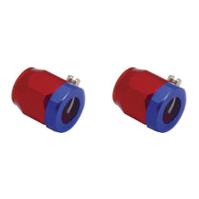 गैलरी व्यूवर में इमेज लोड करें, Spectre Magna-Clamp Hose Clamps 3/8in. (2 Pack) - Red/Blue