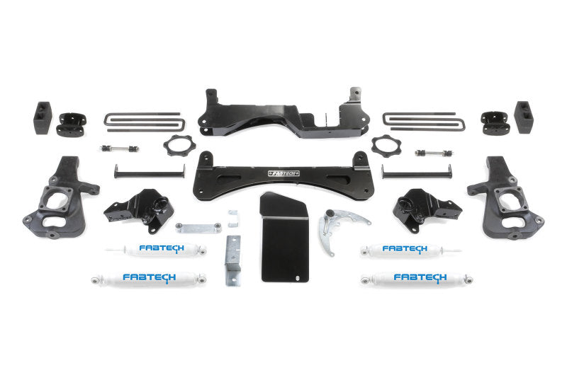 Fabtech 01-10 GM C/K2500HD C/K3500HD 6in RTS System w/Perf. Shocks