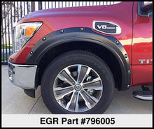Carica l'immagine nel visualizzatore di Gallery, EGR 2017 Nissan Titan Bolt-On Look Fender Flares - Set - Black Matte (796005)