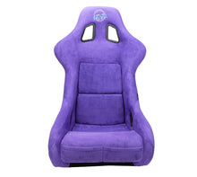 गैलरी व्यूवर में इमेज लोड करें, NRG FRP Bucket Seat PRISMA Edition W/ pearlized Back Purple Alcantara - Large