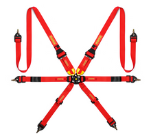 गैलरी व्यूवर में इमेज लोड करें, Momo Int. Camlock 6pt Clip In Restraint-Red