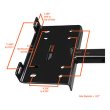 Carica l&#39;immagine nel visualizzatore di Gallery, Curt Hitch-Mounted Winch Mount (Fits 2in Receiver)