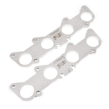Laden Sie das Bild in den Galerie-Viewer, Stainless Works Ford 5.2L/5.0L Coyote Round Port Header 304SS Exhaust Flanges 1-7/8in Primaries
