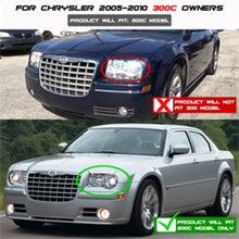 Laden Sie das Bild in den Galerie-Viewer, Spyder Chrysler 300C 05-10 Projector Headlights LED Halo LED Blk (Not Included) PRO-YD-C300C-HL-BK