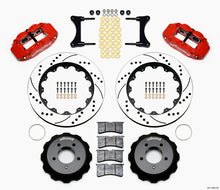 Carica l&#39;immagine nel visualizzatore di Gallery, Wilwood Narrow Superlite 6R Front Hat Kit 14.00in Drill Red 93-96 Mazda RX7