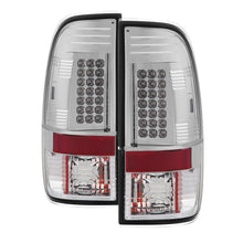 Carica l&#39;immagine nel visualizzatore di Gallery, Spyder Ford F150 side 97-03/F250/350/450 Super Duty 99-07 LED Tail Lights Chrm ALT-YD-FF15097-LED-C