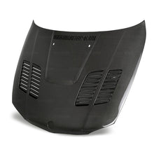 Carica l&#39;immagine nel visualizzatore di Gallery, Seibon 08-11 BMW 1 Series (E81/E82) 2DR/HB GTR-Style Carbon Fiber Hood
