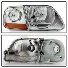 Carica l&#39;immagine nel visualizzatore di Gallery, xTune 97-03 Ford F-150 4pc OEM Style Headlights w/Corner - Chrome (HD-JH-FF15097-L-SET-C)
