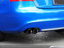 Load image into Gallery viewer, AWE Tuning Audi B8 A5 3.2L Touring Edition Exhaust System - Quad 90mm Slash Black Tips