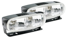 Cargar imagen en el visor de la galería, Hella Optilux 2020 12V Black Dual Beam Halogen Fog/Driving Lamp Kit
