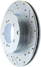 Laden Sie das Bild in den Galerie-Viewer, StopTech Select Sport Drilled &amp; Slotted Rotor - Front Right
