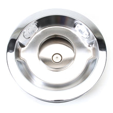 गैलरी व्यूवर में इमेज लोड करें, Edelbrock Air Cleaner Pro-Flo Series Round Steel Top Paper Element 14In Dia X 3 75In Dropped Base