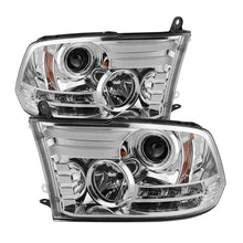 Laden Sie das Bild in den Galerie-Viewer, Spyder Dodge Ram 13-15 Projector Headlights Light Bar DRL Chrome PRO-YD-DR13-LBDRL-C