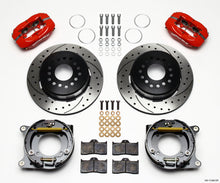 गैलरी व्यूवर में इमेज लोड करें, Wilwood Forged Dynalite P/S Park Brake Kit Drill-Red 55-57 Chevy 2.34in Offset