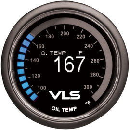 Revel VLS 52mm 100-300 Deg F Digital OLED Oil Temperature Gauge - 2to4wheels